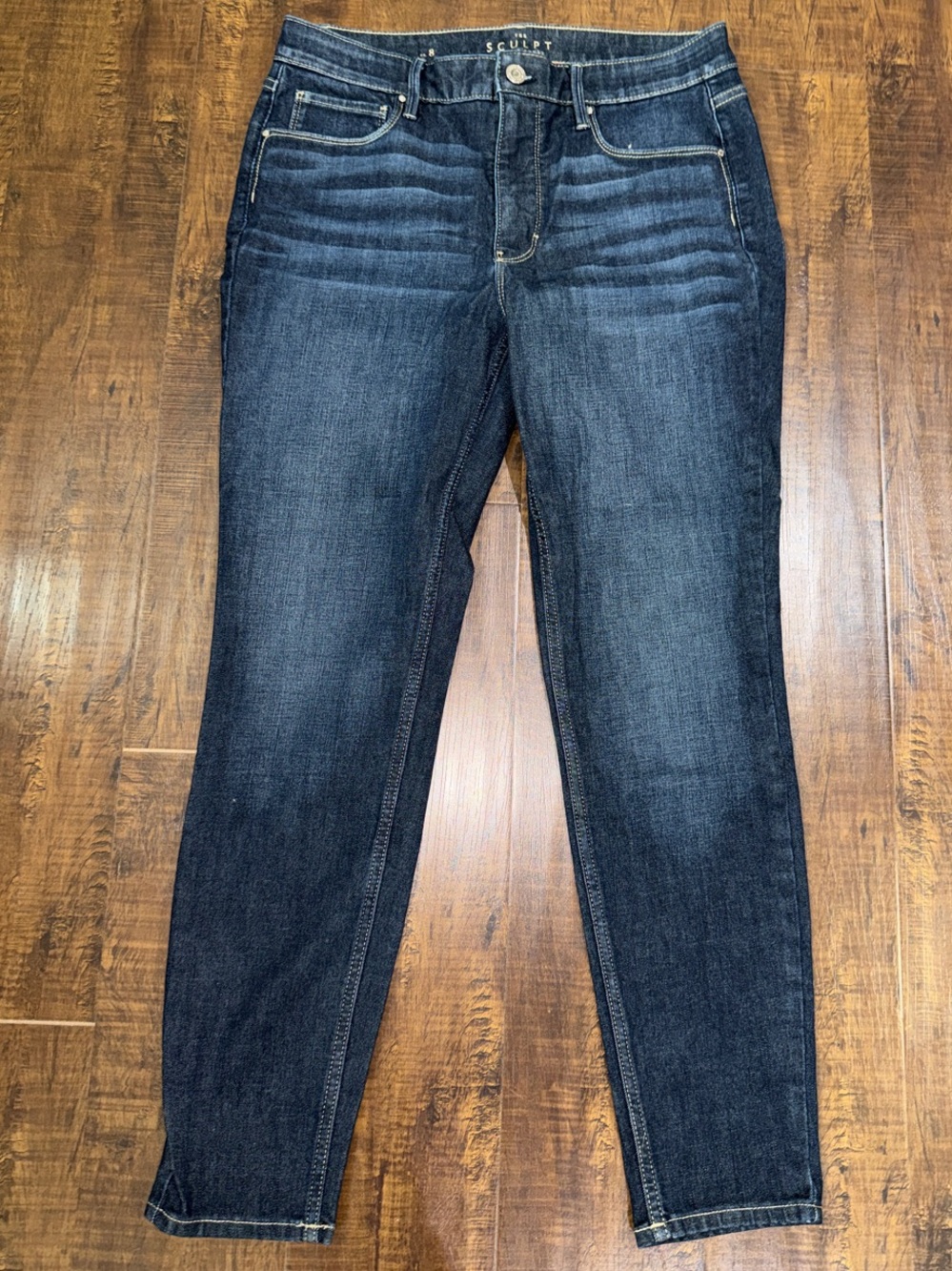 White House Black Market Dark Indigo Skinny Jeans